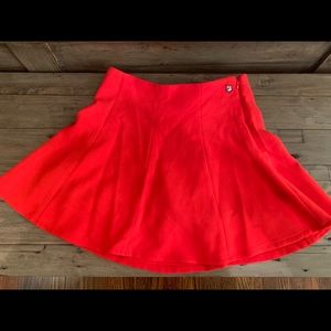 Fila x Bandier adorable red mini skort